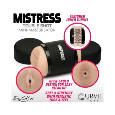 Sleeves Mistress Mini Double Stroker Pussy Ass Light