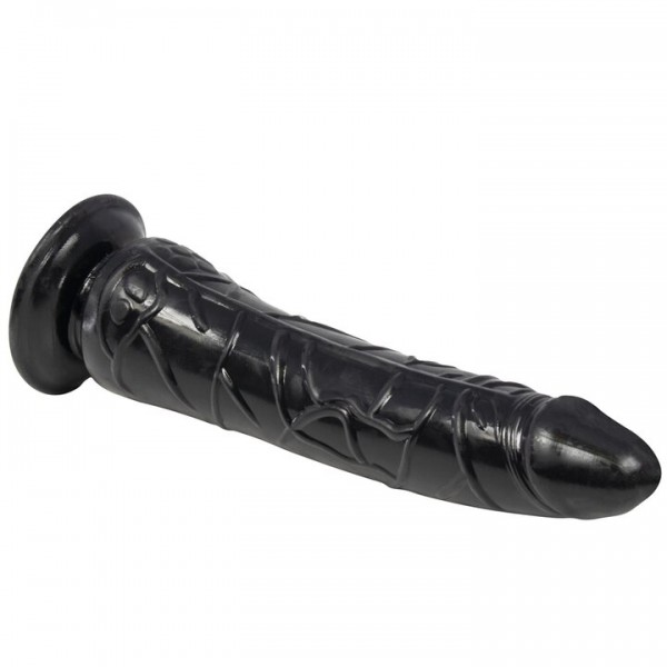 Bondara Black Jelly Suction Cup Dildo – 8 Inch