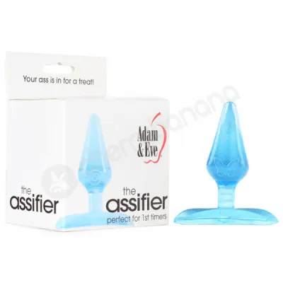 Adam Eve The Assifier Blue Butt Plug