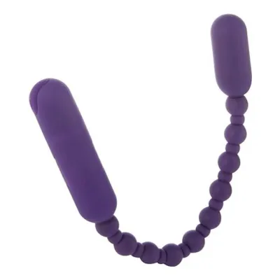 Rechargeable Booty Beads 7 5 Inch Purple 7 5 Inch