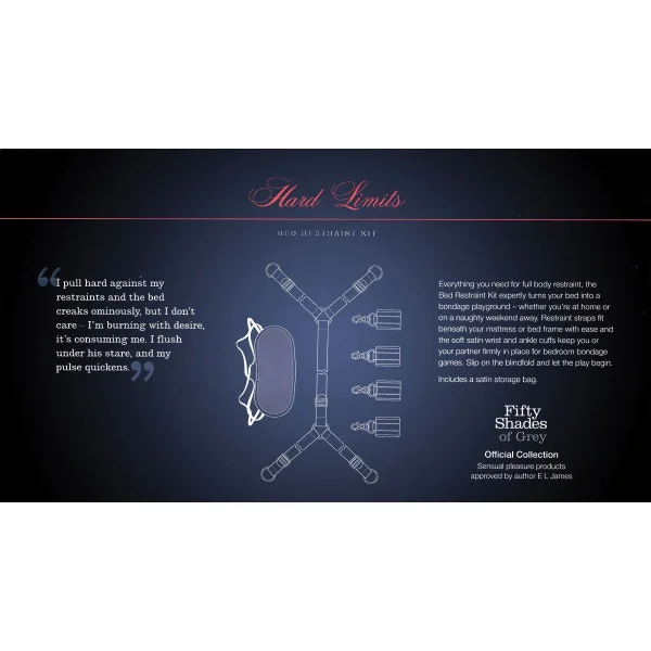 Fifty Shades of Grey Hard Limits Restraint Kit