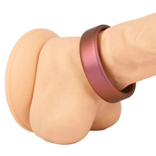 Bondara Cosmos Metallic Red Silicone Cock Ring