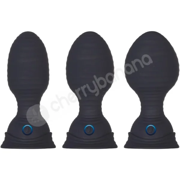 Zero Tolerance Shape Shifter Black Inflatable Butt Plug With Remote Control
