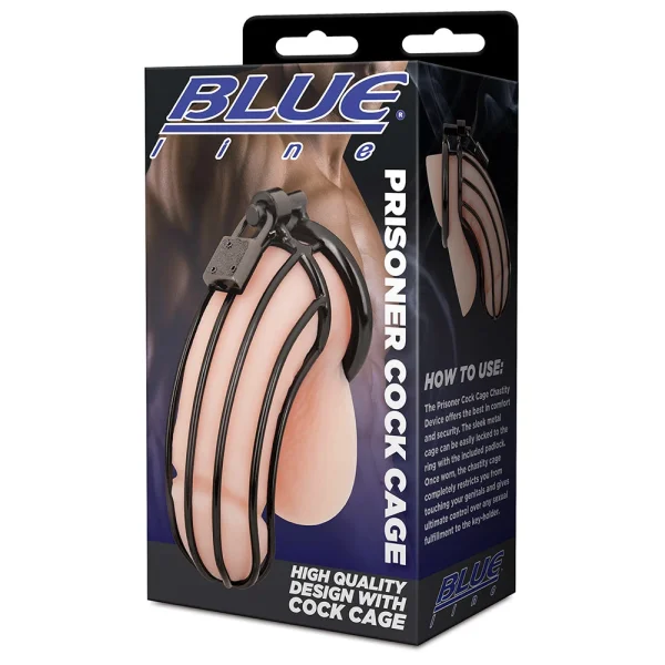 Blue Line Prisoner Cock Cage