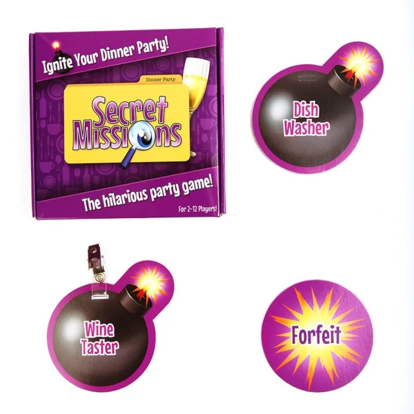 Secret Missions Dinner Party Game
