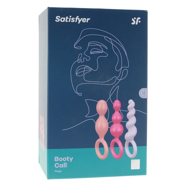 Satisfyer Booty Call Silicone Anal Plugs - Set Of 3 - Colors — image 6 of 9