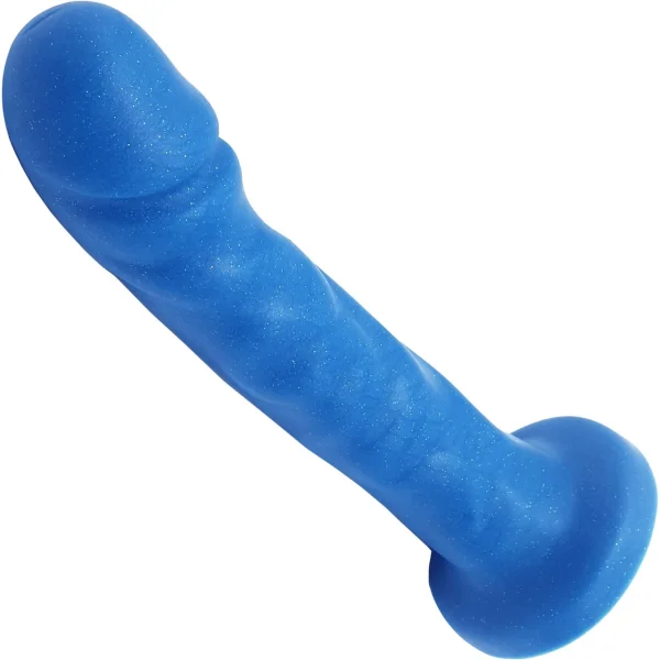 Dr. Manhattan Silicone Glow-In-The-Dark Dildo By Uberrime
