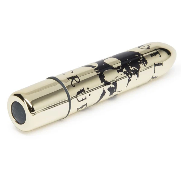 Motley Crue Skull Bullet Vibe 10f Gold