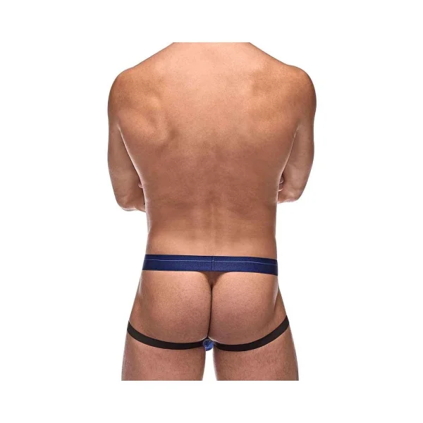 Mp Diamond Mesh Jock Ring Nav Sm