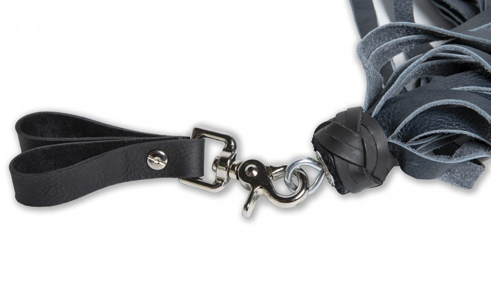 Dragontailz Leather Finger Flogger