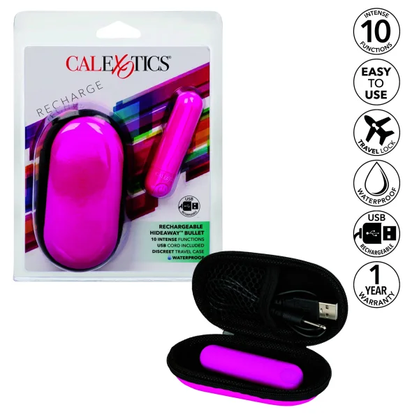 Rechargeable Hideaway Bullet Pink