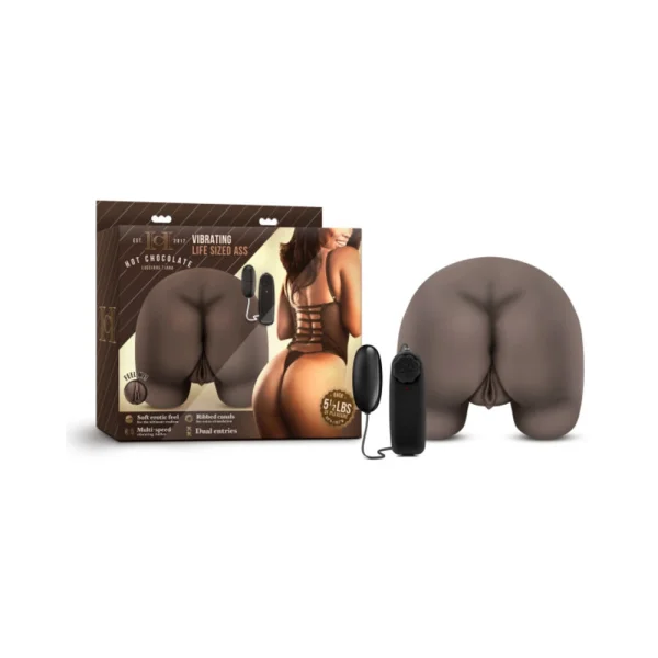 Hot Chocolate Luscious Tiana Vibrating Life Sized Ass Brown — image 4 of 6