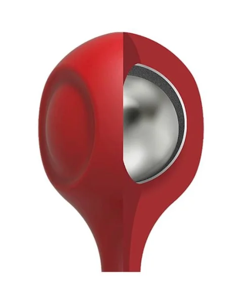 Kink - Weighted Silicone Anal Balls - Red - 13.5 Inch