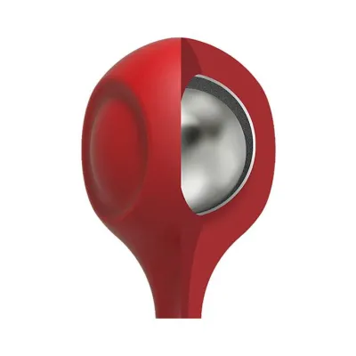 Kink Weighted Silicone Anal Balls Red 13 5 Inch