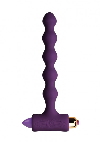 Petite Sensations Pearls - Purple - Vibrating Butt Plug