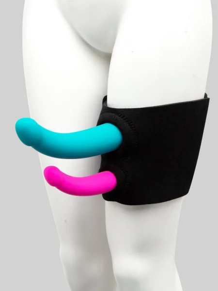 Dual Penetration Thigh Strap-On Harness