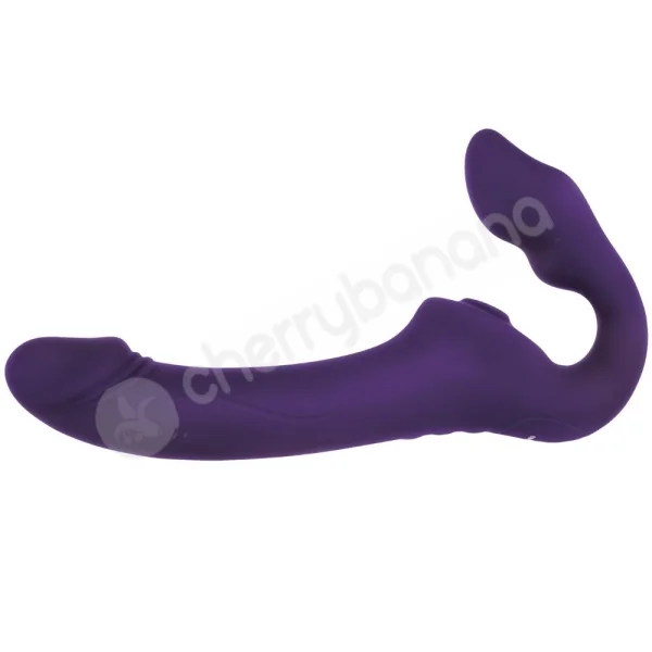 Evolved 2 Become 1 Double Ended Wearable Strapless Strap On Vibrator