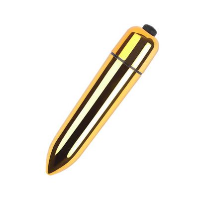 Gold Long Bullet Vibe Gold 80mm
