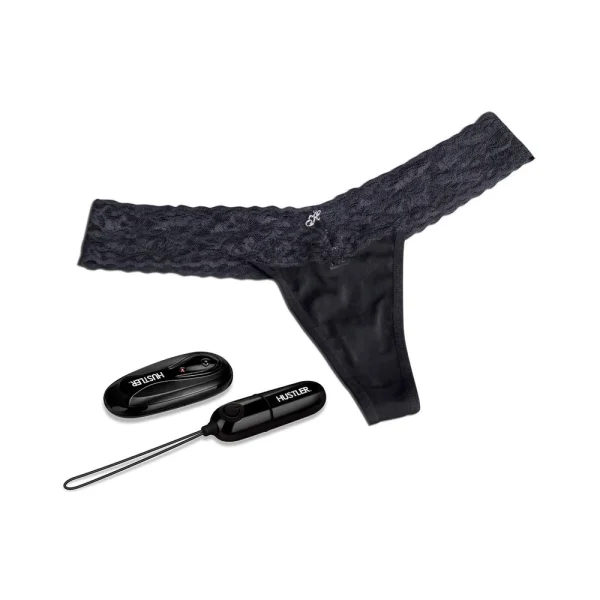 Hustler Remote Control Vibrating Panties Black M/L — image 5 of 19