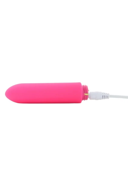 BAM MINI Rechargeable Bullet Silicone Vibrator by VeDO - Pink
