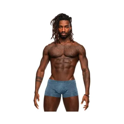 Male Power Inter mingle Mini Short Blue Xl