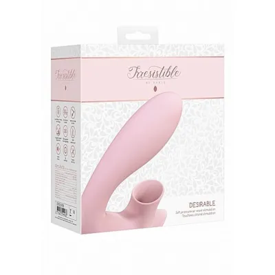 Desirable Dual Action Vibrator Pink