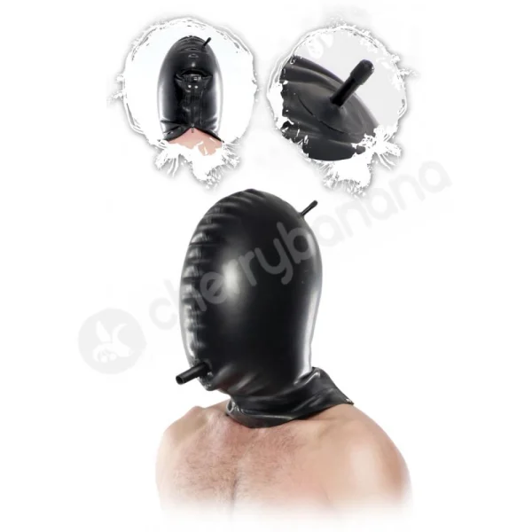 Fetish Fantasy Extreme Total Blackout Latex Hood
