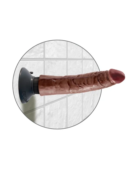 King Cock 8-Inch Vibrating Cock - Light