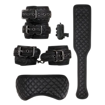 Adam Eve s Fetish Dreams Beginner Bondage Set Black