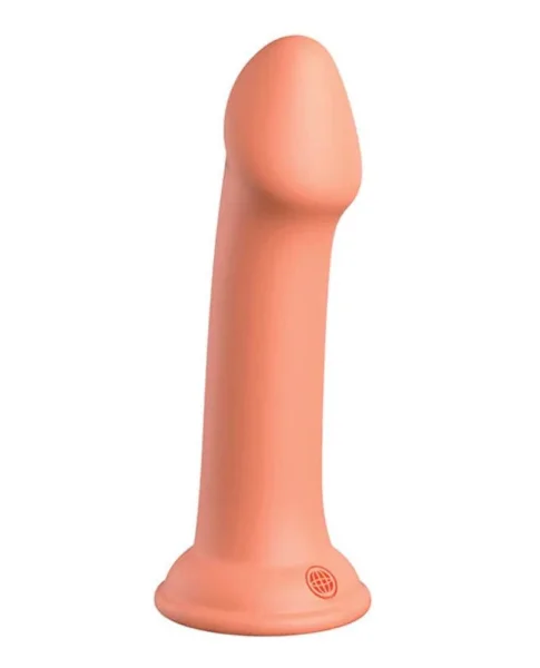 Dillio Platinum Big Hero Silicone Dildo 6 In. Peach