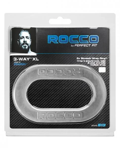 The Rocco 3-way Wrap Ring - Clear
