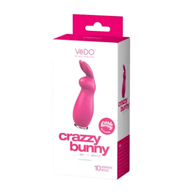 Crazzy Bunny Rechargeable Bullet Pretty in Pink