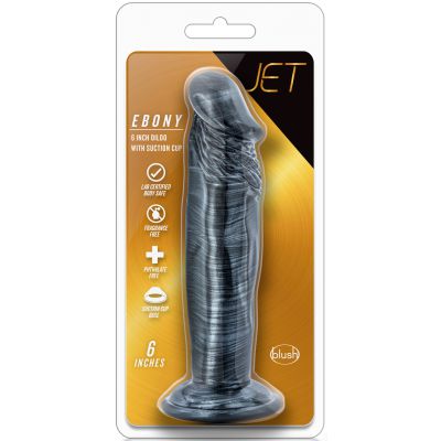 6 Ebony Carbon Dildo