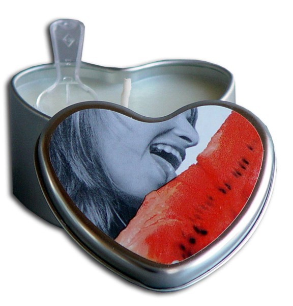 Earthly Body Flavored Edible Massage Candle - Vegan