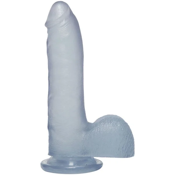 Crystal Jellies - 7 Inch Slim Cock With Balls