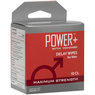 Power Delay Wipes for Men 10 Pack