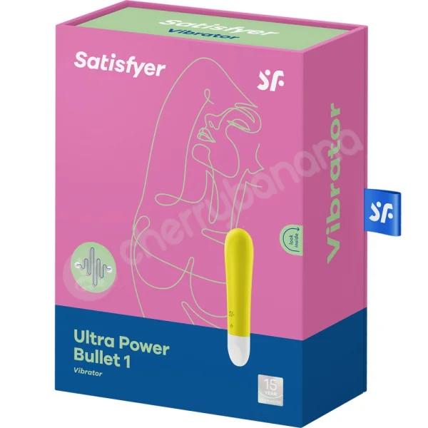 Satisfyer Ultra Power Bullet 1 Yellow USB Rechargeable Bullet Vibrator