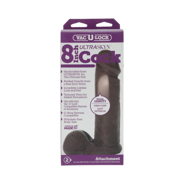 Vac-U-Lock 8 Inch UR3 Cock Attachment