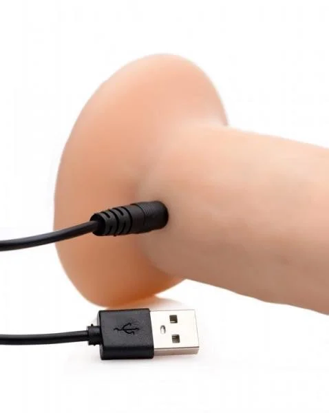 Kinetic Thumping 7X Remote Control Dildo Beige Large — image 8 of 8