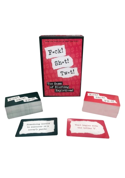 F*ck! Sh*t! Tw*t! The Game Of Blurting Expletives!