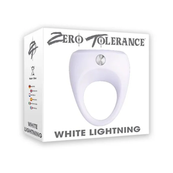 White Lightning Vibrating Cock Ring