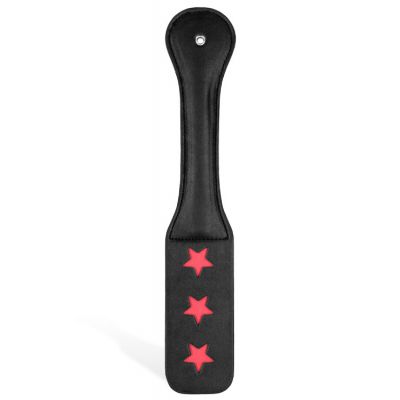 OUCH Faux Leather Paddle With Stars