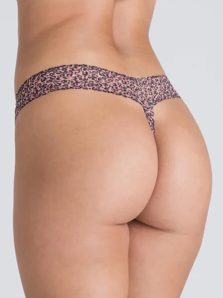 Lovehoney Wild Pink Lace Thong Set (3 Count)