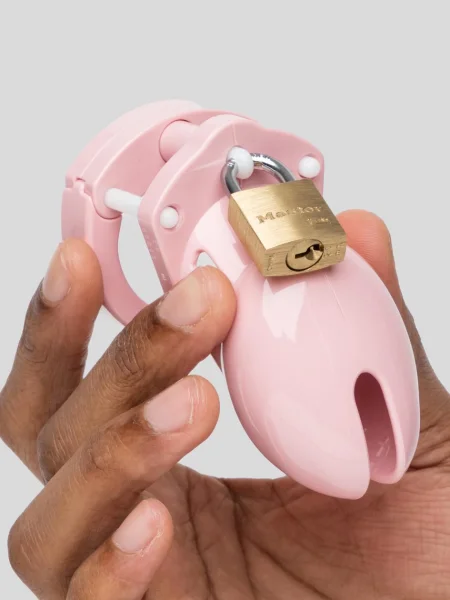 CB-6000S Short Male Pink Chastity Cage Kit