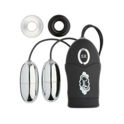 Bullets Discreet Cloud 9 Dual Vibrating Pleasure Bullet Turbo Speed Black