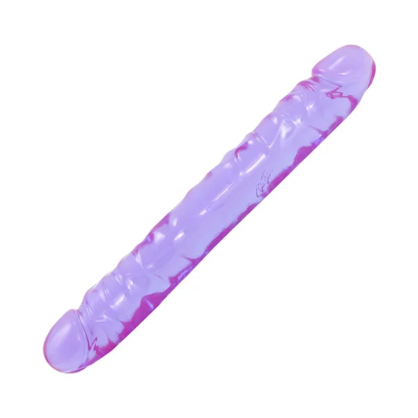 Jellies Jr 12" Double Dong - Purple — image 5 of 8