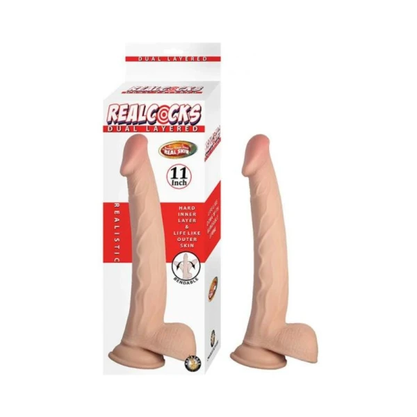 Realcocks Dual Layered 11 In. White