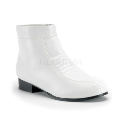 PIMP 50 MEN White PIMP SHOES Comic Book Hero Trooper