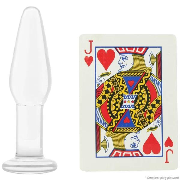 Gläs 3 pcs Anal Training Set Glass Butt Plugs