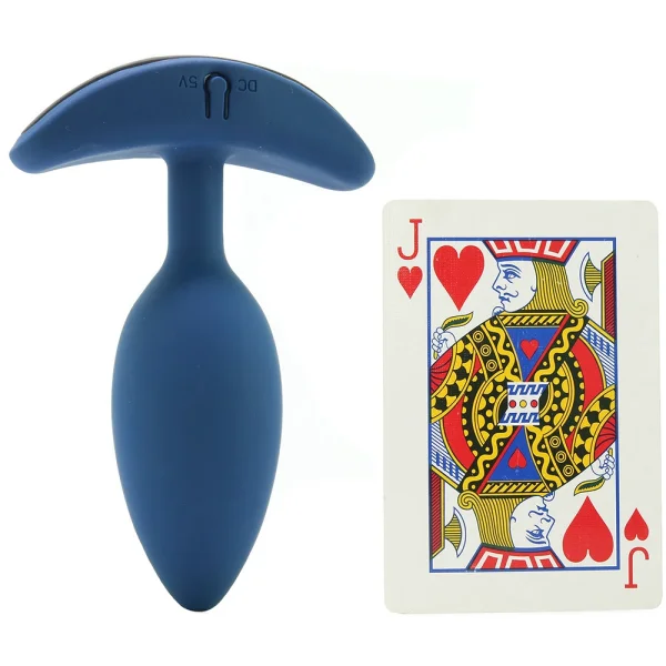 Renegade Vibrating Heavyweight Silicone Butt Plug - Medium